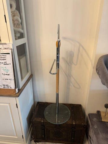 Valet - Mannequin de couture vintage en fer et bois, au