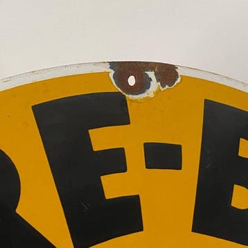 TIGRE-BOCK - Emaille bord - Ø50 cm - Gemaakt van een dikke