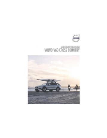 2019 VOLVO V60 CROSS COUNTRY ACCESSOIRES BROCHURE ITALIAANS, Ophalen of Verzenden