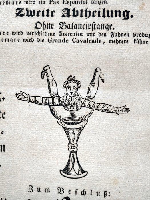 Carl Haueisen, Jongleur und Hercules - 1836, Antiek en Kunst, Antiek | Boeken en Manuscripten