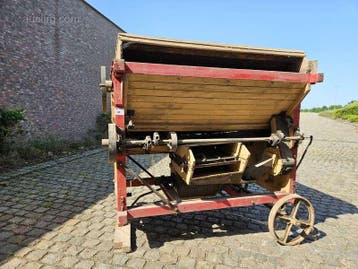 Antieke houten cylinderdorsmachine Smetreyns 636, Nieuw