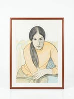 Francesco Menzio (1899-1979) - Ritratto di giovane donna