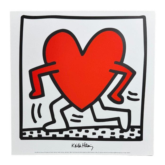 Keith Haring - LEM art group - 1984, Antiquités & Art, Art | Dessins & Photographie