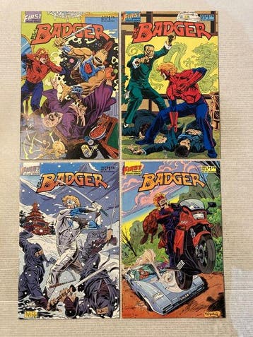 Badger (1983) 24 comics in range # 13 to 58 + Extra! Higher, Boeken, Nieuw