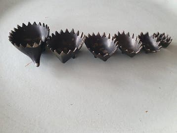 naar Walter Bosse - Asbak (6) - Hedgehog - Metaal -, Antiek en Kunst