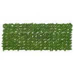 vidaXL Balkonscherm met bladeren Groen en Geel 200 x 75 cm, Tuin en Terras, Verzenden, Nieuw