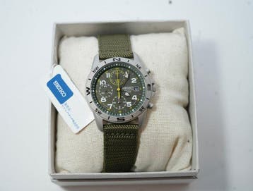 Seiko - Chronograph 100M - Zonder minimumprijs - SND377R -