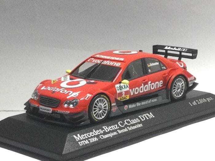 Minichamps 1:43 - Modelauto - Mercedes-Benz C-Class DTM 2006, Hobby en Vrije tijd, Modelauto's | 1:5 tot 1:12