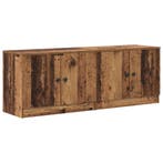 vidaXL Bedkast 2 pcs Oud hout 66 x 35 x 48 cm Geconstrueerd, Huis en Inrichting, Verzenden, Nieuw