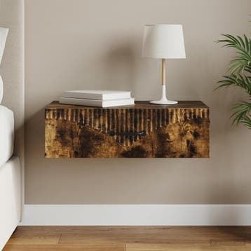 vidaXL Wandgemonteerde Zijtafel 59 x 34,5 x 17 cm Bewerkt, Verzenden, Nieuw