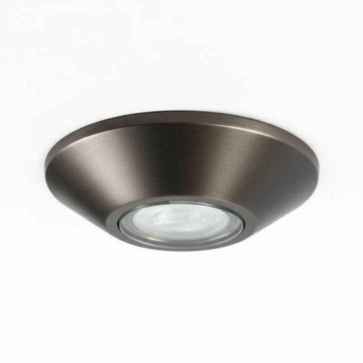 Spots inbouw Inbouwspot Gemini Antiek Gun Metal, Huis en Inrichting, Lampen | Overige, Nieuw, Verzenden
