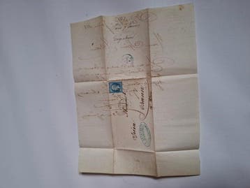 maison commerciale - lettres ancienne - 1860