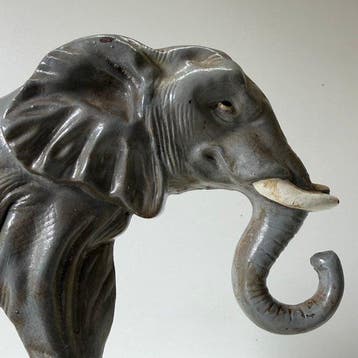 Deurstopper - Gietijzer - Antieke Olifant Deurstop