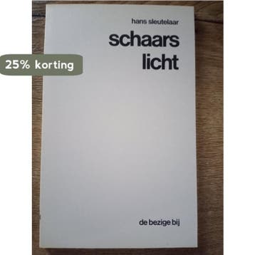 Schaars licht 9789023445388 Hans Sleutelaar, Boeken, Verzenden, Gelezen, Hans Sleutelaar