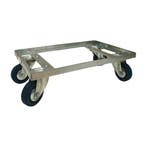 Dolly 60x40x15cm verzinkt met 4 rubberen zwenkwielen 500kg, Ophalen of Verzenden