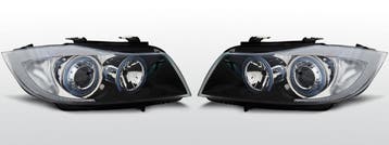 Koplampen Angel Eyes | geschikt voor BMW 3 Series E90 2005-2, Verzenden