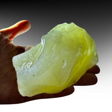 Verre uit de Libische Woestijn XXL – Uitzonderlijk exemplaar
