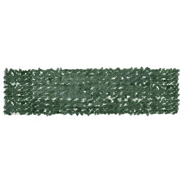 vidaXL Balkonscherm met donkergroene bladeren 300x75 cm, Tuin en Terras, Verzenden, Nieuw