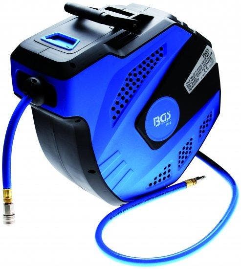 Bgs Technic Persluchtslang met automatische Reel 12 m + 2 m, Auto-onderdelen, Overige Auto-onderdelen, Verzenden