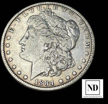 Verenigde Staten. Dollar 1884 - Filadelfia - 26,39g Ag