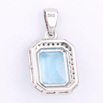 Zonder minimumprijs - Hanger - 14 karaat Witgoud - 1.90ct.