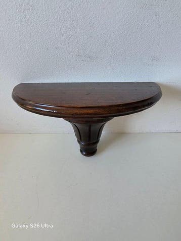Wandtafel - Eik - decoratieve console uit hout met