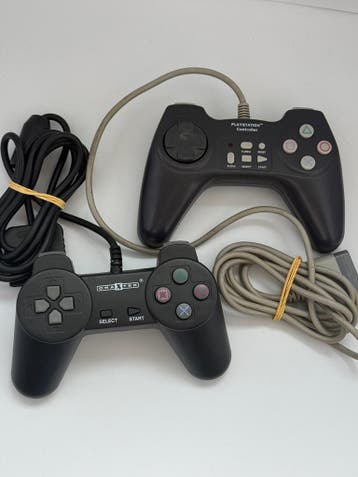 2 third party Controllers - Playstation 1, Games en Spelcomputers, Verzenden, Gebruikt