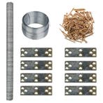 vidaXL Kippenhok verlengstuk 268x100x190 cm metaal, Dieren en Toebehoren, Verzenden, Nieuw