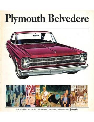 1965 PLYMOUTH BELVEDERE BROCHURE ENGELS, Ophalen of Verzenden