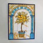 Figuur - Tunesisch keramisch wandpaneel - 12 met de hand