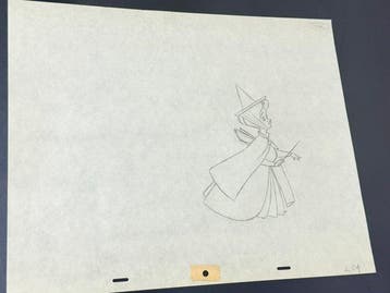 Walt Disney - Originele animatietekening Fauna - Sleeping, Nieuw