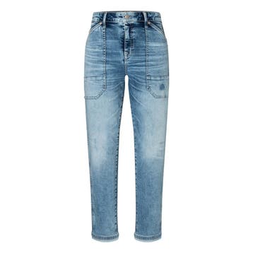 MAC • blauwe Iowa baggy jeans • 36, MAC, Nieuw, Maat 36 (S), Verzenden
