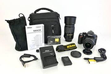 Nikon D3200 + 18-55mmVR + 55-300mmVR Appareil photo reflex, TV, Hi-fi & Vidéo