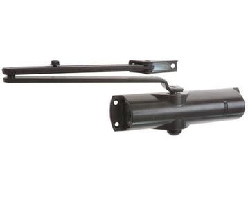 Deurdranger GEZE TS-1000 C met schaararm Bruin, Klink of Kruk