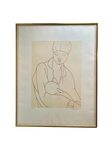 Derrick Greaves (1927-2022) - Mother and child