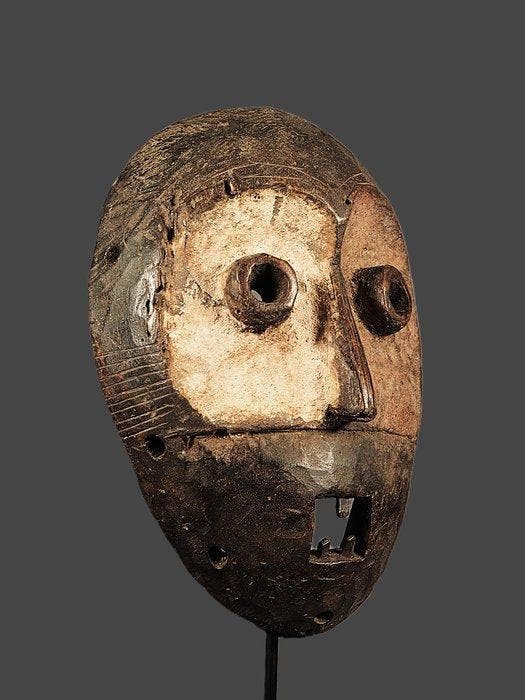 Kakongo-masker. - Metoko. - DR Congo, Antiek en Kunst, Kunst | Niet-Westerse kunst