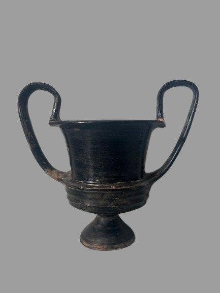 Oud-Grieks, Magna Graecia Keramiek Kantharos - 16 cm, Collections, Minéraux & Fossiles