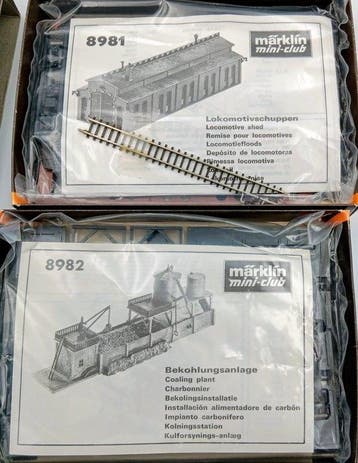 Märklin Z - 8981, 8982 - Fixation pour train miniature (2) -