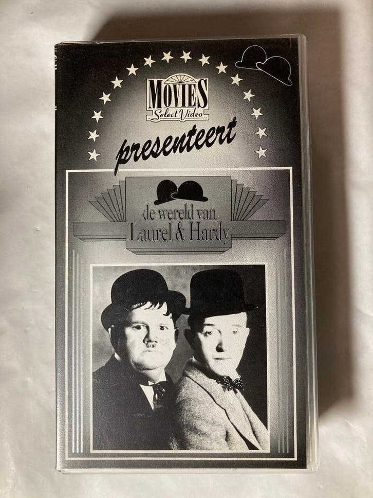 DE WERELD VAN LAUREL & HARDY (VHS), Cd's en Dvd's, VHS | Film, Gebruikt