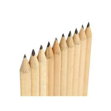Set van 400 minipotloodjes (type 3: 10 cm, met gum, in doos, Verzenden, Nieuw
