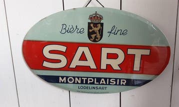 Sart - Reclamebord - glascoide