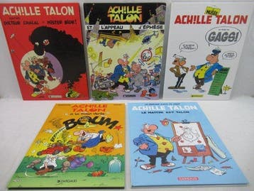 Achille Talon T38 + T41 à T43 + T45 + dédicace - 5x C - 5