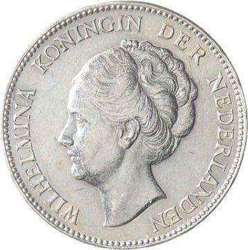 Nederland. Wilhelmina. 1 Gulden 1930 KWALITEIT (Zonder