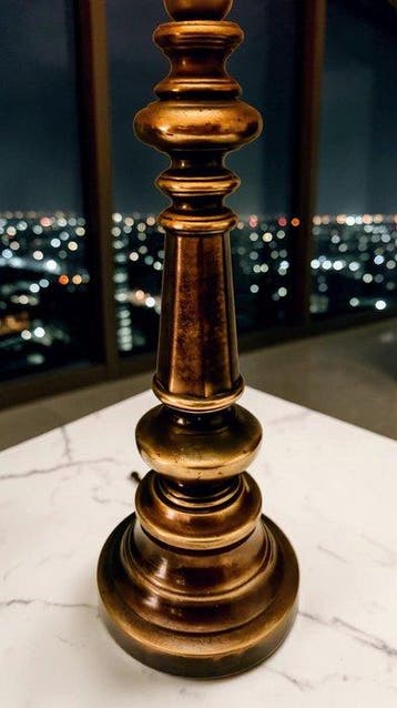 Tafellamp (2) - Zware Kwaliteit - XL Trophy / Penthouse Chic