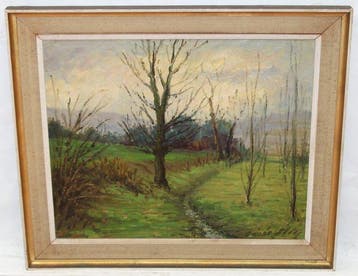 Garcia Elias (XX) - Paisaje de Santiga, Antiek en Kunst