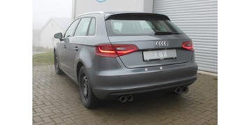 FOX Audi A3 - 8V Sportback einddemper uitgang rechts/links -, Verzenden