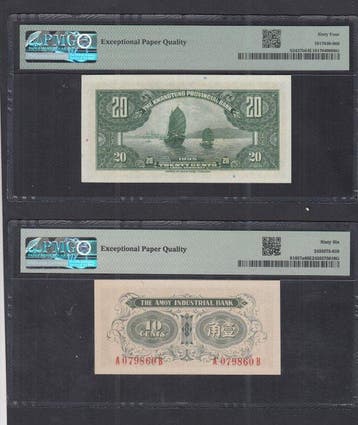 China. - 10, 20 Cents - 1935/1940 (Zonder minimumprijs)