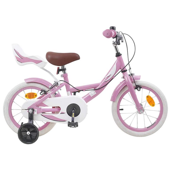 vidaXL Kinderfiets 16 Inch voor 4-6 jaar oud Licht Roze, Fietsen en Brommers, Fietsen | Racefietsen, Nieuw, Verzenden