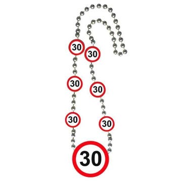 Ketting 30 Jaar Verkeersbord, Verzenden, Nieuw