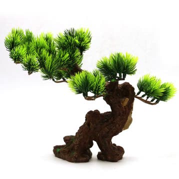 Bonsai boom met gebogen stam OS-205 - aquarium decoratie, Dieren en Toebehoren, Ophalen of Verzenden, Nieuw